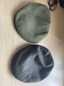 2 Flat Caps Shooting, Fishing Outdoors - Picture 1 of 6