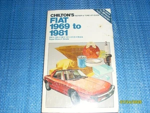 chiltons fiat 1969 to 1981 repair and tune-up guide - Bild 1 von 2