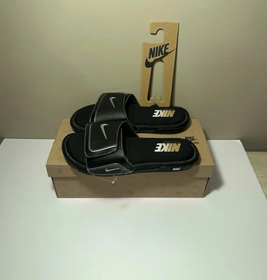 Nike Comfort Slide 2 Sandalia Chanclas Zapatilla Hombre’s 13 Negro 415205 NUEVO CON CAJA Foto 1 de 4