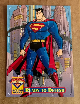 1996 Skybox Superman Man of Steel #PZ1 Puzzle Card - Image 1 of 2