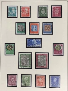 Bund / BRD Sammlung 1949-1969 gestempelt mit allen Spitzen im KABE-Album [943] - Bild 1 von 24