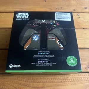 Limited Edition Razer Boba Fett Xbox Wireless Controller & Charging Stand. New. - Picture 1 of 6
