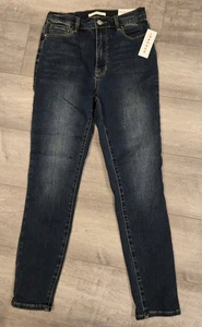 Womens Pacsun Super High Rise Dark Rinse Jeggings Size 26 Short, Nwt - Picture 1 of 12