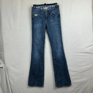 PAIGE Premium Denim Jeans Hidden Hills Boot Womens 26x32 Blue Made in USA - Picture 1 of 17