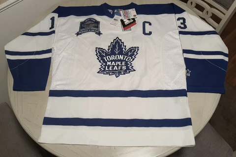 1990s Toronto Maple Leafs Mats Sundin Starter Jersey Memories & Dreams Patch New Cover