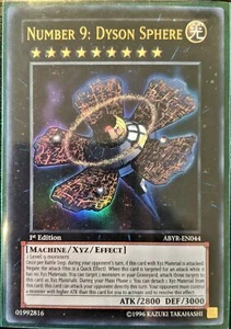 YuGiOh Number 9: Dyson Sphere Ultra Rare ABYR-EN044 - Picture 1 of 1
