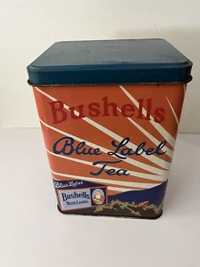 Vintage Willow Australia Bushells Blue Label Tea Tin. - Picture 1 of 8