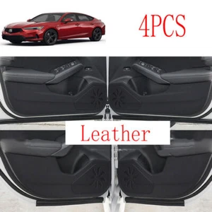 For Acura Integra 2023-2024 Carbon fiber Door Anti-Kick Panel Guard cover trim - Picture 1 of 9