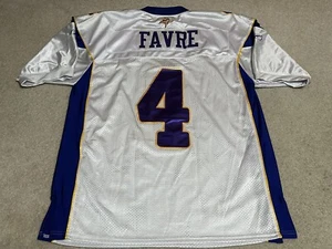 Maglia Brett Favre Minnesota Vikings Calcio Cucita Uomo 52 Reebok - Foto 1 di 10