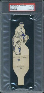 1934 R304 Al Demaree Die-Cuts #33 Willie Kamm PSA 4 Cleveland Indians