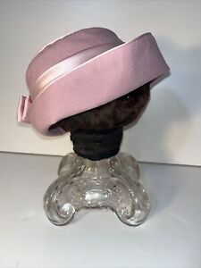 Vintage Antique Glass Hat Stand Display 9”
