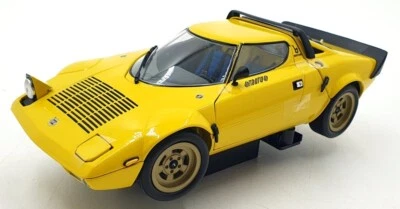 Kyosho 1/18 Scale Diecast 08130Y Lancia Stratos HF - Yellow - Photo 1/4