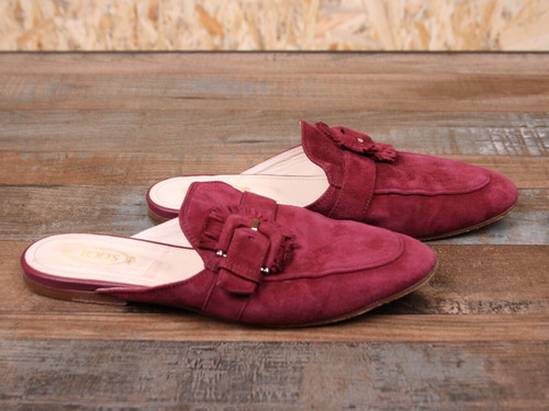 TOD’S Pantofole basse Tod's donna pelle scamosciata taglia EUR 39 US 8