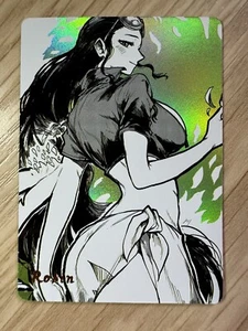 One Piece ACG Holographic Foil Double Sided Art Card Robin Waifu Doujin CCG - Bild 1 von 2