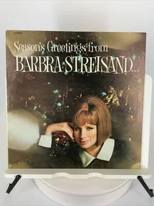 1967 Barbra Streisand Season's Greetings From Vinyl LP Record! Christmas - Picture 1 of 9