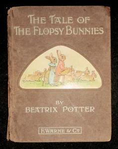 BEATRIX POTTER; The Story of The Flopsy Bunnies (1909-1st) Rare Children's Book - Imagen 1 de 15