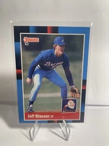 1988 Donruss - Last Line Begins with (506) #513 Jeff Blauser (RC) - Picture 1 of 2
