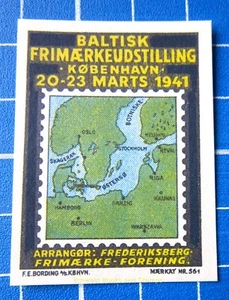 Cinderella - DENMARK 1941 - Baltisk Frimærkeudstilling KØBENHAVN - b992 - Picture 1 of 1