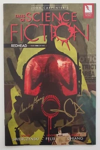 John Carpenter Signed Redhead Comic Book Issue 1 Tales Of Science Fiction RAD - Picture 1 of 4