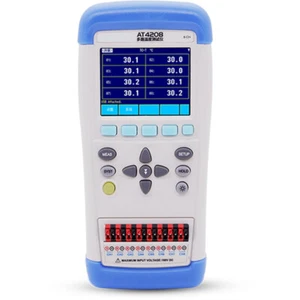 Handheld 8 Channel Temperature Meter Thermometer Data Logger LED Display - Picture 1 of 3