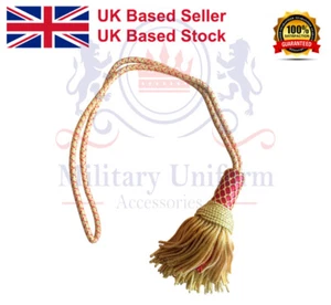 Master - Officer Sword Knot in Red & Gold Colour - Picture 1 of 1