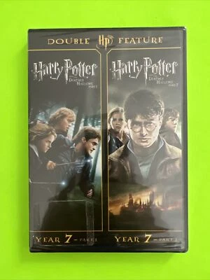 Harry Potter and the Deathly Hallows Part 1 & 2 Double Feature - DVD Set - NEW - Image 1 of 2
