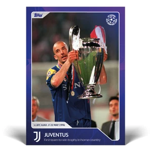 Topps Celebrates 30 Years UCL - Card 015 - Juventus Turin - Win trophy at home - Picture 1 of 2