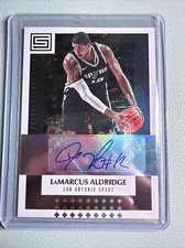 2017-18 Panini Status Elite Signatures LaMarcus Aldridge #ES-LMA Auto