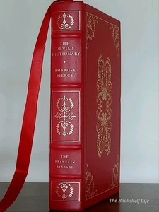Franklin Library The Devil's Dictionary Ambrose Bierce Leather American Classic - Foto 1 di 14