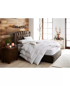 Hotel Collection European White Goose Down Firm Density Pillow, King - Picture 1 of 10