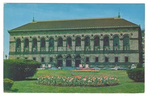 Boston Public Library Copley Square McKim Building Postcard Massachusetts - Picture 1 of 2