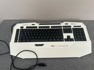 ROCCAT Isku FX Multi-Color Gaming Keyboard White - ROC-12/922 UK - Picture 1 of 15