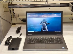 Dell Precision 7740 i7-9850H 2.6GHz 64GB 512GB NVMe 17.3" RTX 4000 Win 1O P - Picture 1 of 11