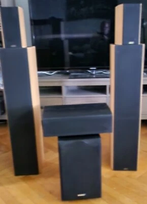 ASW SONUS 5.1 HEIMKINO Buche sehr guter Zustand ohne verstärker  - Bild 1 von 4