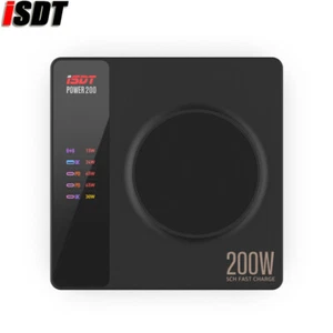 ISDT POWER 200X AC100~240V 200W Wireless Multi Quick Protocol Independent Charge - Picture 1 of 6