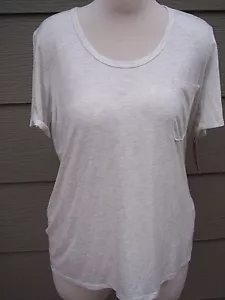 Faded Glory Tee Shirt Sz XXL 2XL 20 Women Heather Gray Slub Rayon TShirt Top NEW - Picture 1 of 7