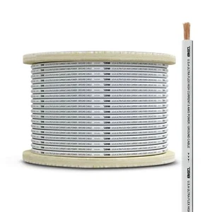 DS18 8 AWG 100% Oxygen Free Copper Marine Power/Ground Wire Black/White Lot - Picture 1 of 6