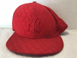 Gorra ajustada New York Yankees New Era 59Fifty talla 7 5/8 roja de béisbol MLB - Imagen 1 de 4