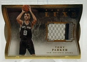 2015-16 Luxe Memorabilia Gold Patch- Tony Parker /10 San Antonio Spurs! - Bild 1 von 2