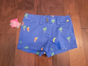 RARE & NWT Loudmouth Golf 5 O'CLOCK Shorts, Women's Size 0 - Picture 1 of 4