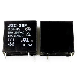 2 piezas relé de alimentación HongFa JZC-36F 006-HS igual que SDT-S-106LMR 6VDC 4 pines - Imagen 1 de 1