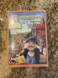 Carcassonne ABBEY & MAYOR Expansion 5 - Z-Man Games - OOP - NEW in SHRINK! - Picture 1 of 1
