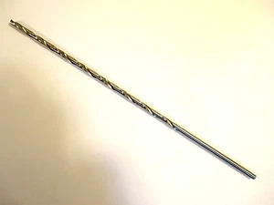 Carbide Tipped Twist Drill Bit #22 (.1570), 8” OAL, USA, New. - Picture 1 of 5