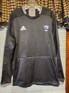 Adidas Eastern Illinois University Panthers Long Sleeve Pullover Sz Medium Gray - Picture 1 of 9