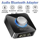 Digital LED Bluetooth 5.0 Receiver Transmitter HiFi Stereo AUX RCA Audio Adapter