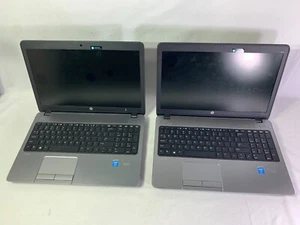Lot of 2 HP ProBook 450 G1 Core i3-4000M 2.40GHz 4GB RAM No HD - Repair - Picture 1 of 10