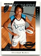 1997-98 Pinnacle Inside WNBA Michelle Edwards Rookie Cleveland Rockers #6