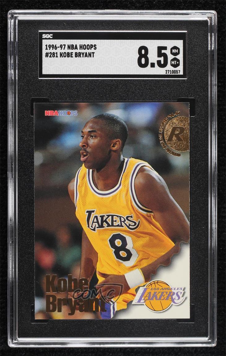 1996-97 NBA Hoops Kobe Bryant #281 SGC 8.5 Rookie RC HOF