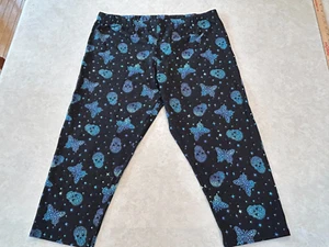 No Boundaries Women's Capri Leggings Size XXL(19) Stars Skulls Butterflies - Picture 1 of 7