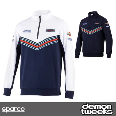 Толстовка на молнии Sparco Martini Racing - знаковый бренд / автоспорт / джемпер - Изображение 1 из 4